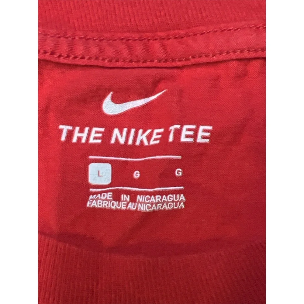 Ohio State Women's Lacrosse NIKE Long Sleeve T-Shirt Women's SZ LG Red‎